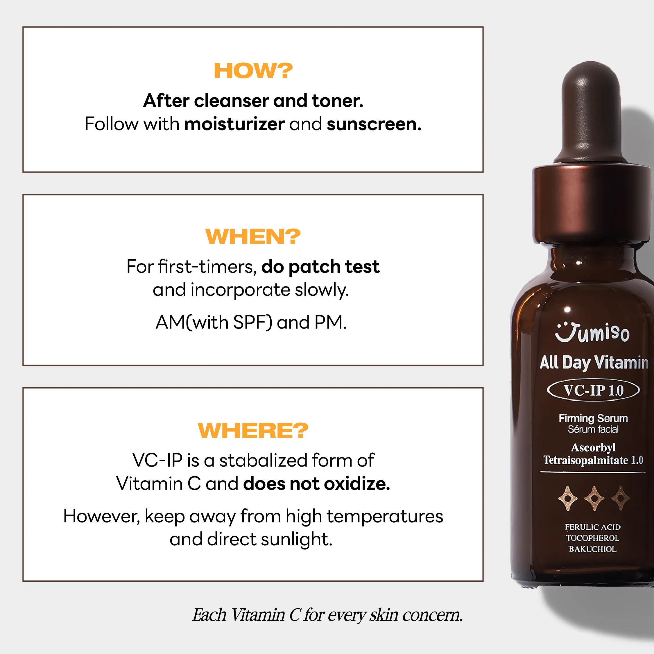 Jumiso All Day Vitamin VC-lP 1.0 Firming Serum 30 ml