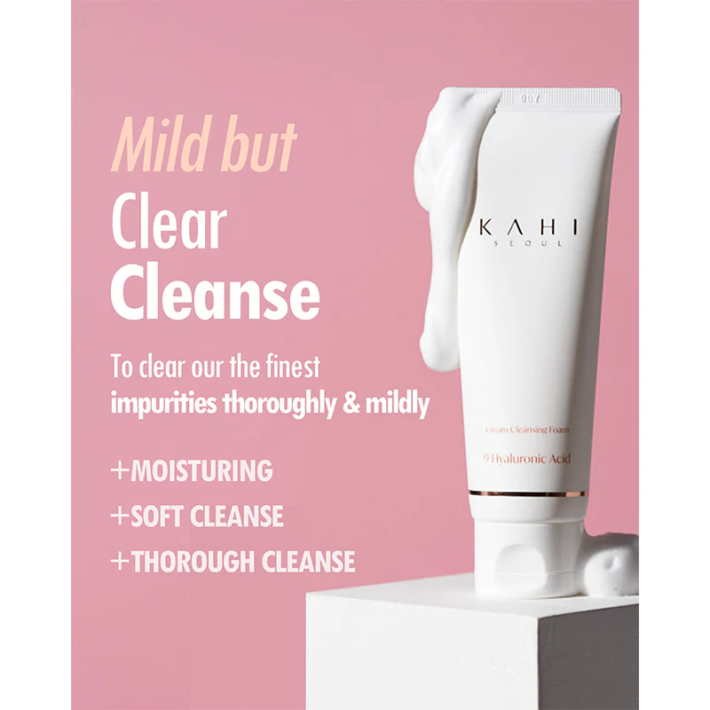KAHI Seoul Cream Cleansing Foam 80ml