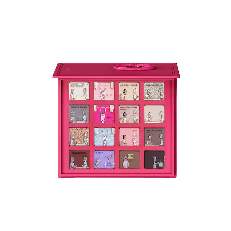 Joocyee Pink Power Eyeshadow Palate 16-colors
