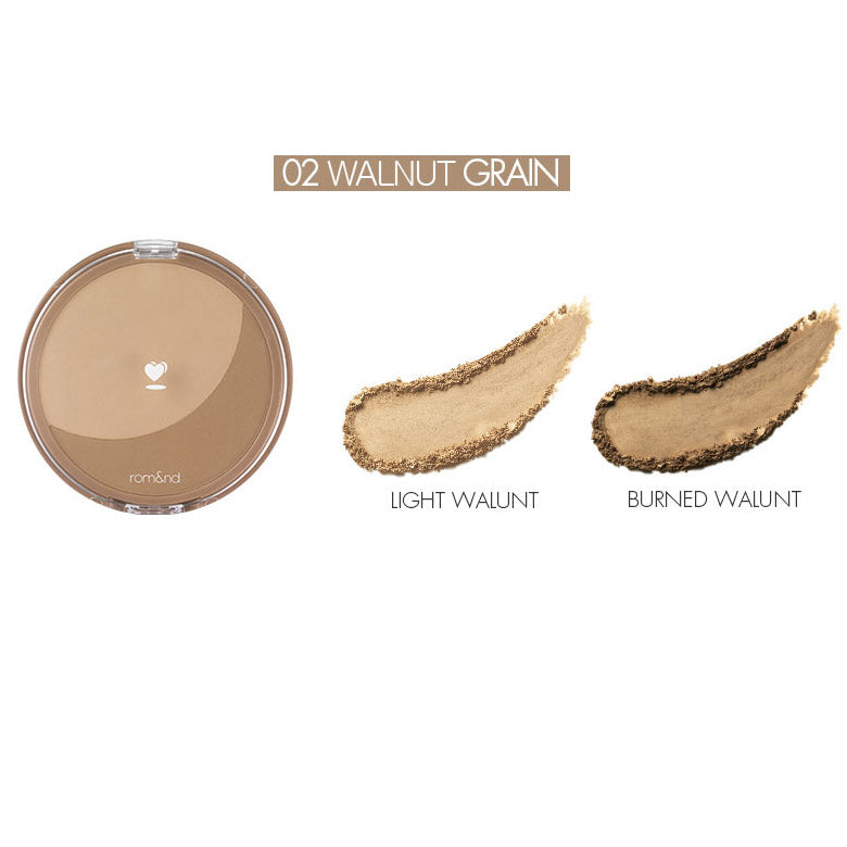 Rom&nd Better Than Shape 02 Walnut Grain