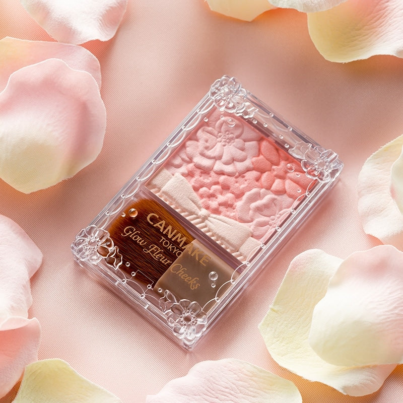 Canmake Glow Fleur Cheeks 18 Peach Whip Fleur