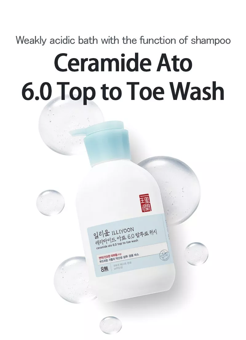 Illiyoon Ceramide Ato 6.0 Top to Toe Wash 500ml